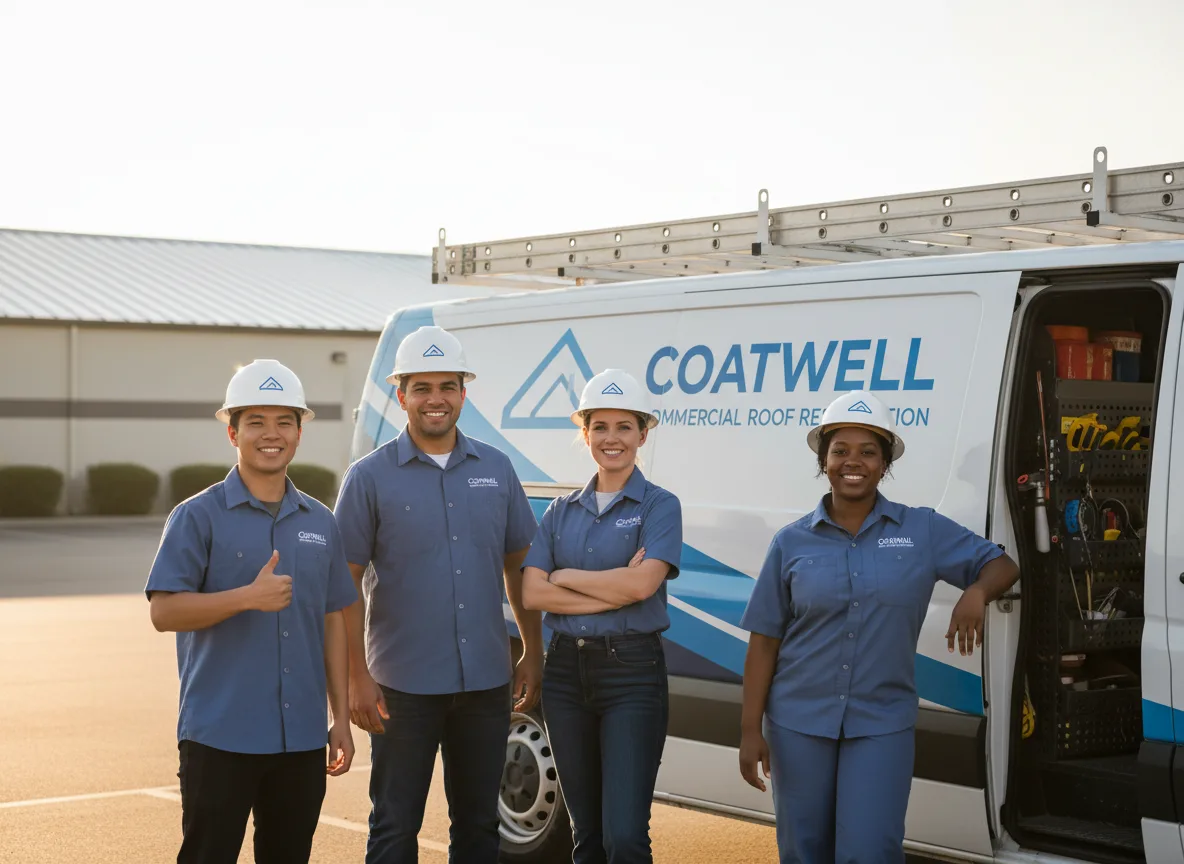 Commercial roof coating company in Darien Center, NY